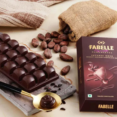 "ITC Kakatiya Intense Dark Bar - Centre filled Dark Chocolate - Click here to View more details about this Product